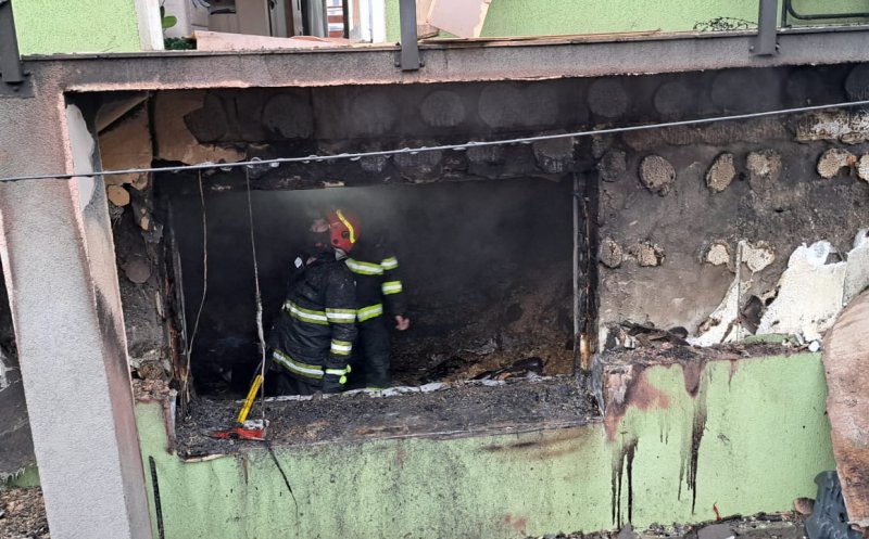 INCENDIU la o casă din Dezmir. Totul a pornit de la un televizor