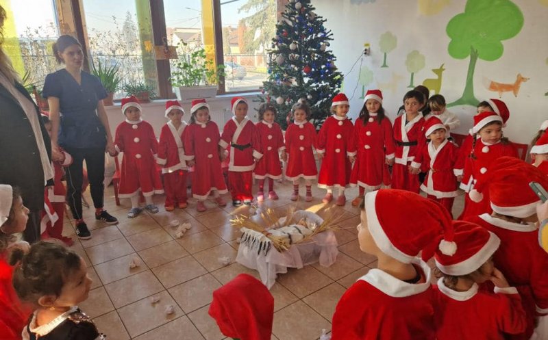 Moș Crăciun vine și la copiii din centrele de zi ale Primăriei Cluj-Napoca