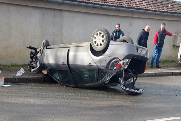 Canalele din Cluj Napoca sunt capcane mortale pentru șoferi. Ce s-a întâmplat pe Calea Oașului VIDEO