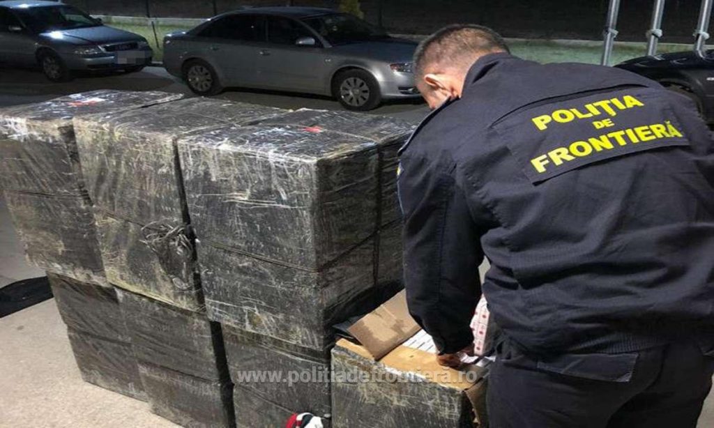 Vameșii români au dat o lovitură dură mafiei contrabandei cu țigări. Au reușit o captură impresionantă