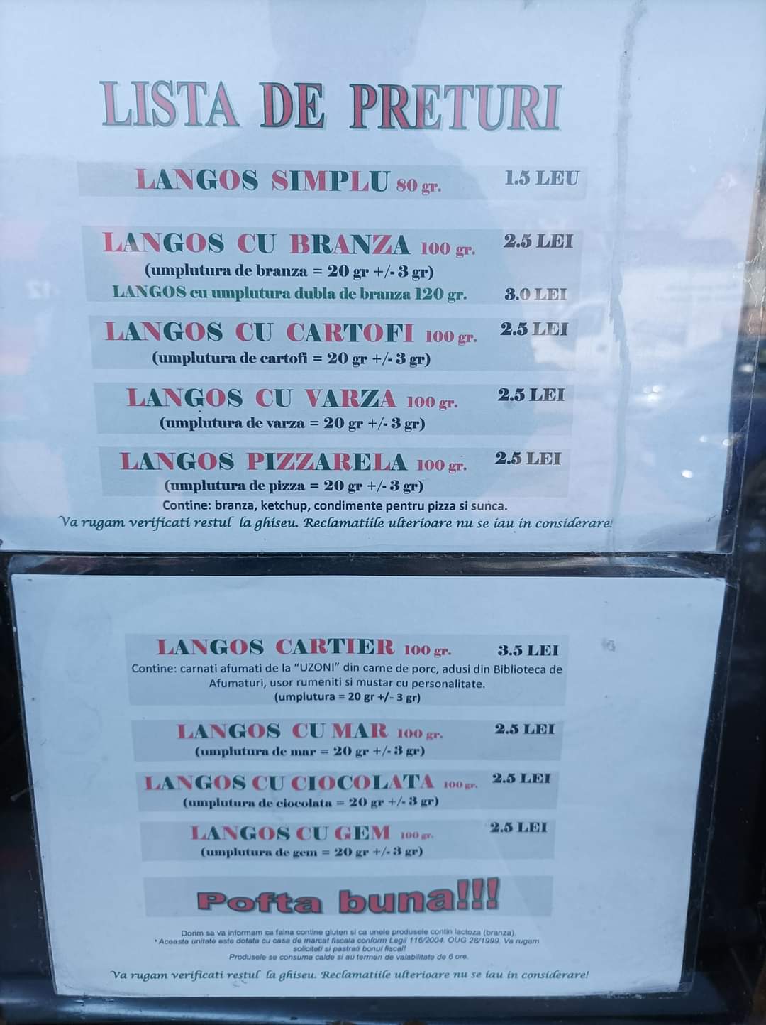 Preturi langos Resita