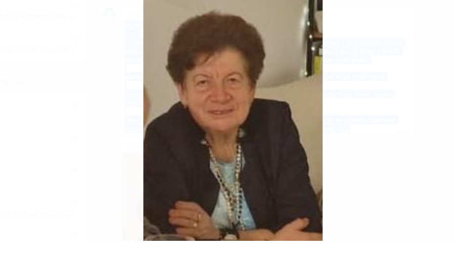 Femeie de 73 de ani din Cluj-Napoca, dată dispărută de poliție! A plecat voluntar de acasă și nu a mai revenit