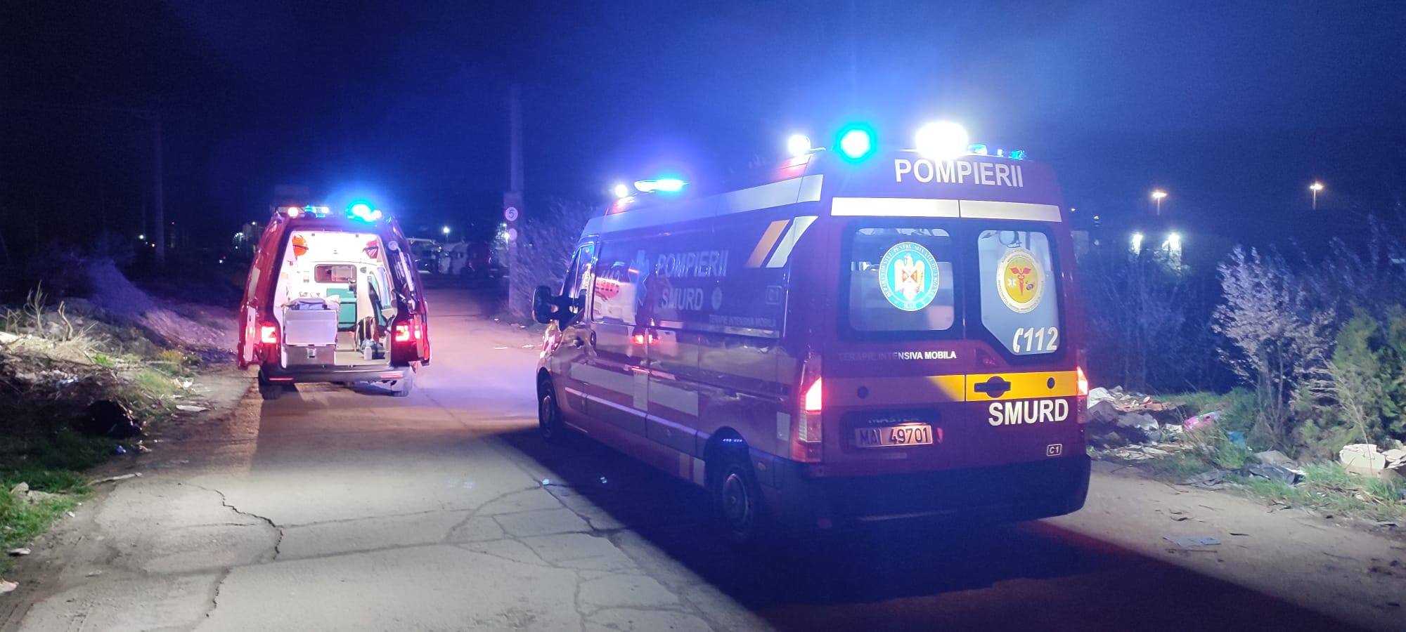 Un bărbat de 70 ani a fost lovit de tren în Someșeni. A fost transportat la spital
