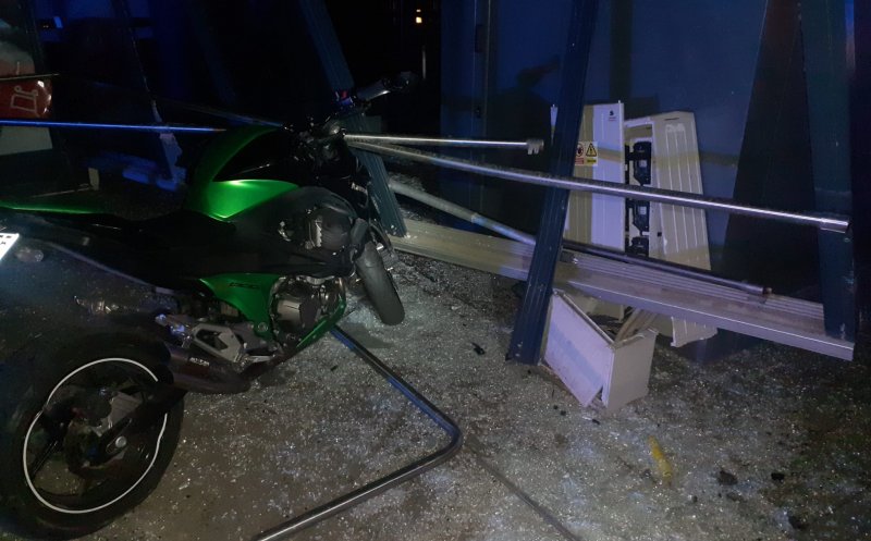 Un tânăr din Turda a ajuns la spital în urma unui accident cu motocicleta