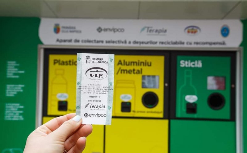 Clujenii vor putea recicla în continuare deșeuri pentru bilete de autobuz gratuite