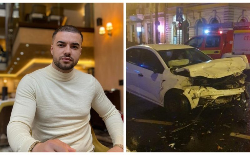 A scăpat de controlul judiciar manelistul Culiță Sterp, după ce a produs un accident la Cluj-Napoca în timp ce era băut și drogat