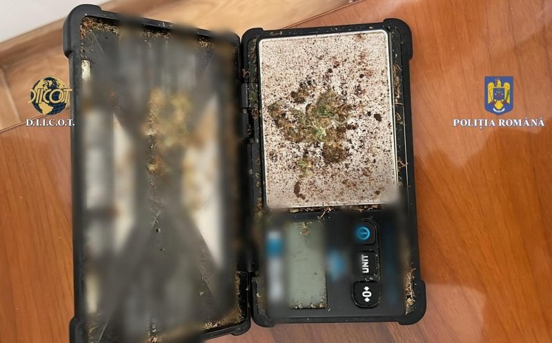 Lovitură pentru mafia drogurilor din Cluj. Au fost confiscate 1 kg de droguri și zeci de mii de lei, iar trei persoane au fost reținute