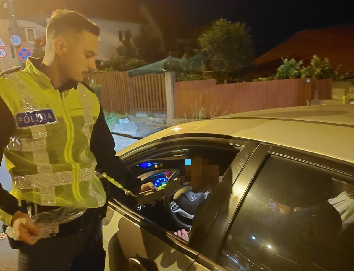 Șofer prins la volan rupt de beat pe o stradă din Apahida. Avea o alcoolemie de peste 1 la mie