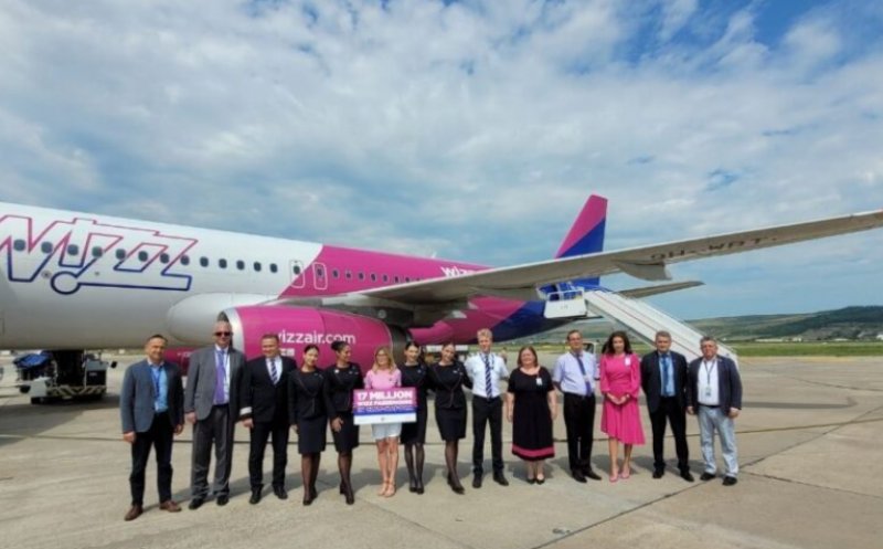 Wizz Air a marcat momentul 17 milioane de pasageri pe Aeroportul Internațional Cluj