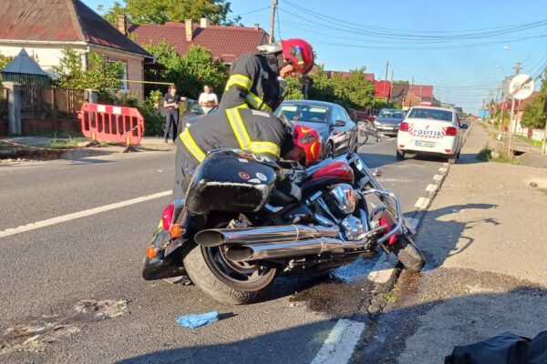 Accident cu motociclete la Turda și Dej. Paramedicii de la SMURD Cluj au intervenit