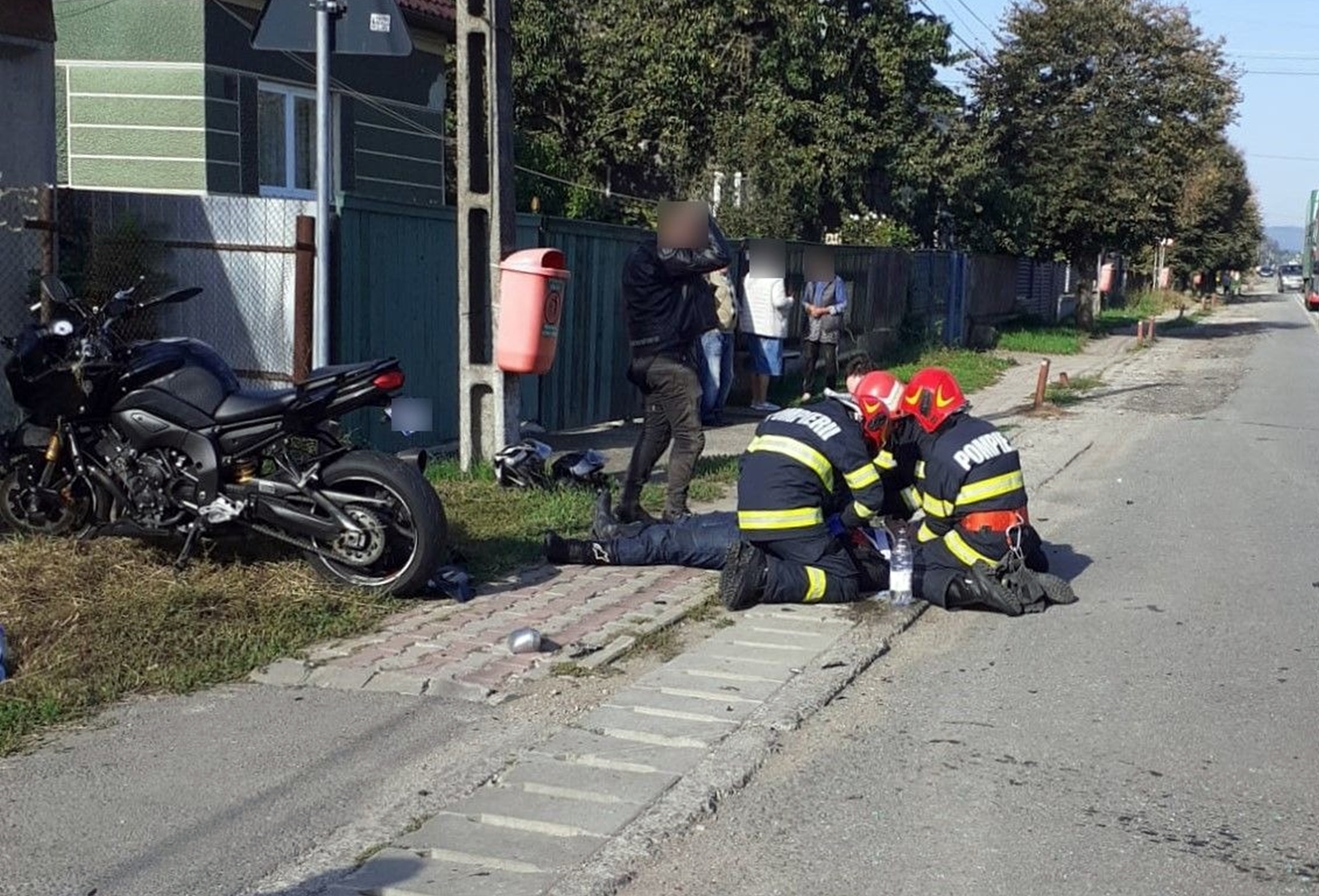 Accident motocicleta Gilau