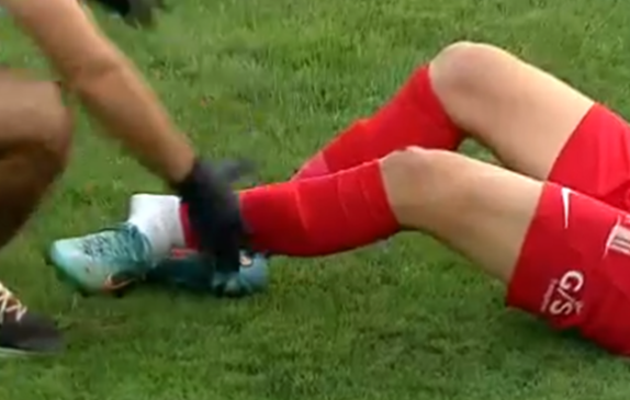 Clujeanul Dragos Iancu a suferit o fractură cu deplasare.