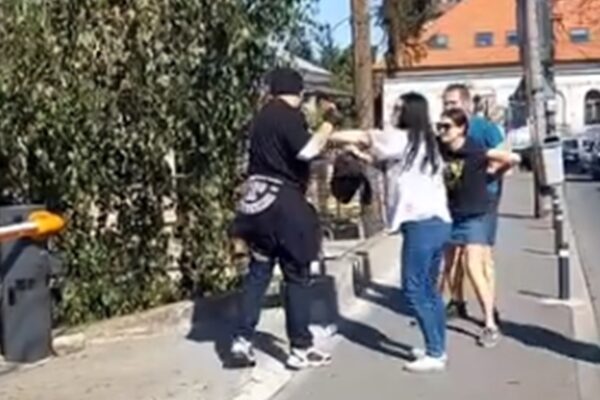 Bătaie în trafic la Institututul de Oncologie, din Cluj Napoca. VIDEO!