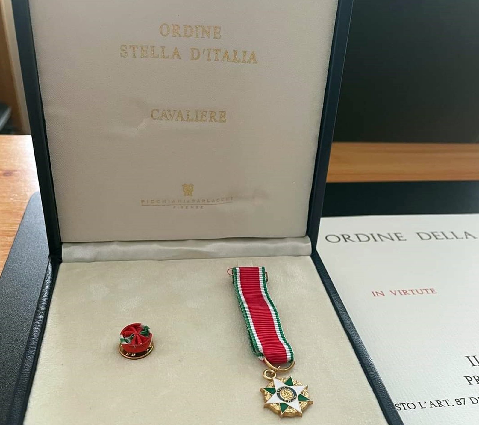 Profesorul clujean a fost numit cavaler al Republicii Italia