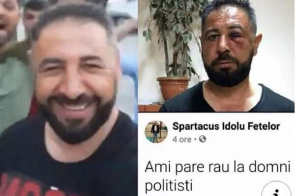 ”Spartacus, idolul femeilor” condamnat la cinci ani și 11 luni. A devenit arhicunoscut după ce a spus celebra frază: ”Ami pare rău la domnii polițiști”