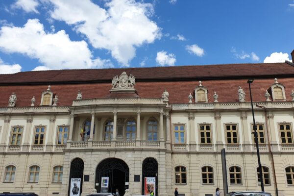 Fațada Muzeului de Artă din Cluj modernizată la jumătate de preț, față de bojdeuca lui Creangă
