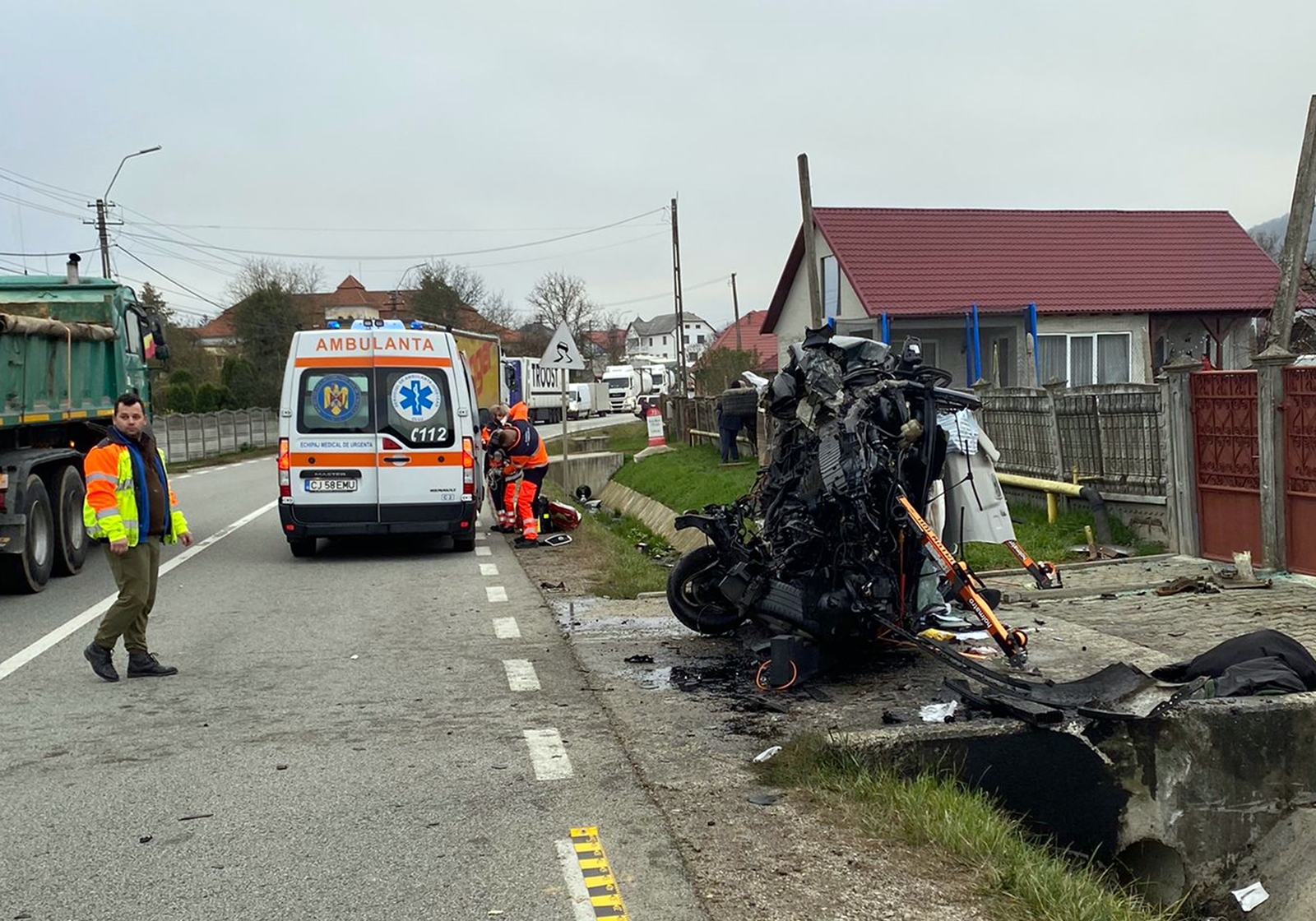 Accident la Câțcău, Dej.