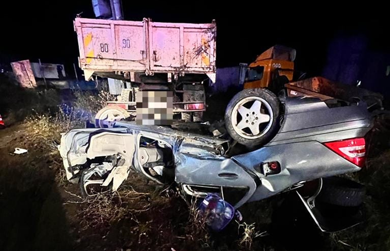 Accident grav la Huedin