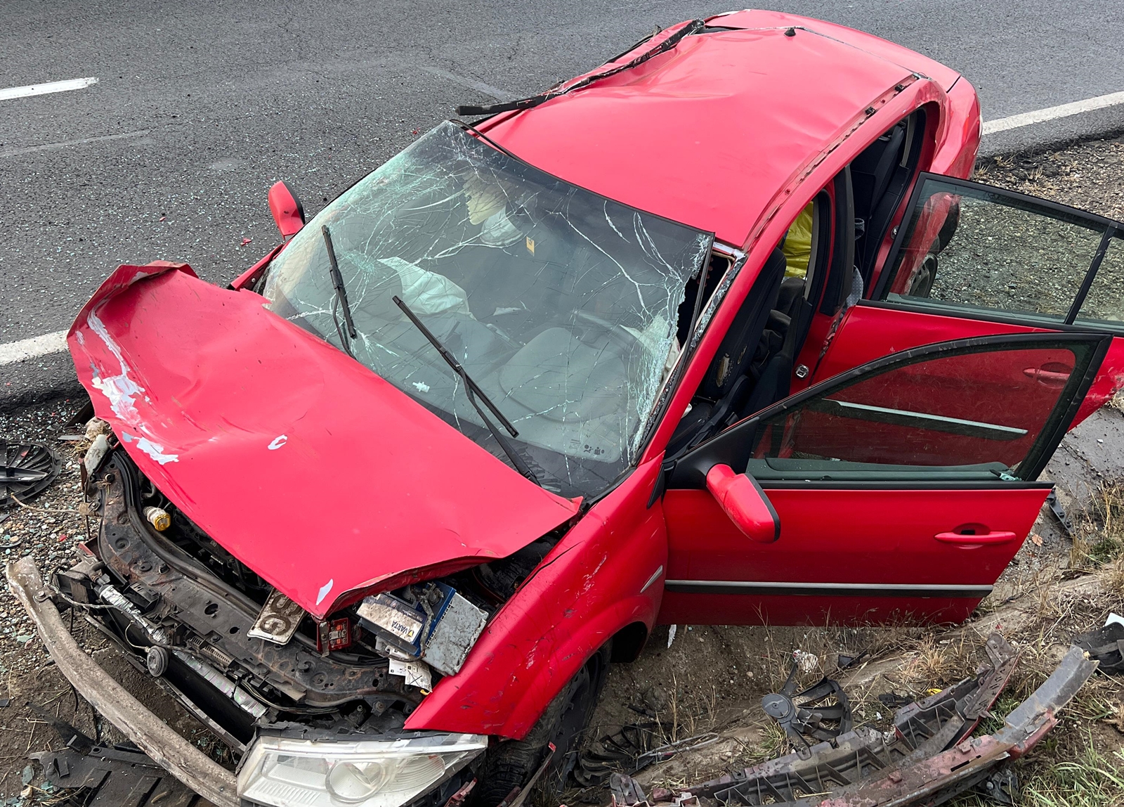 Accident la Vâlcele, Cluj.