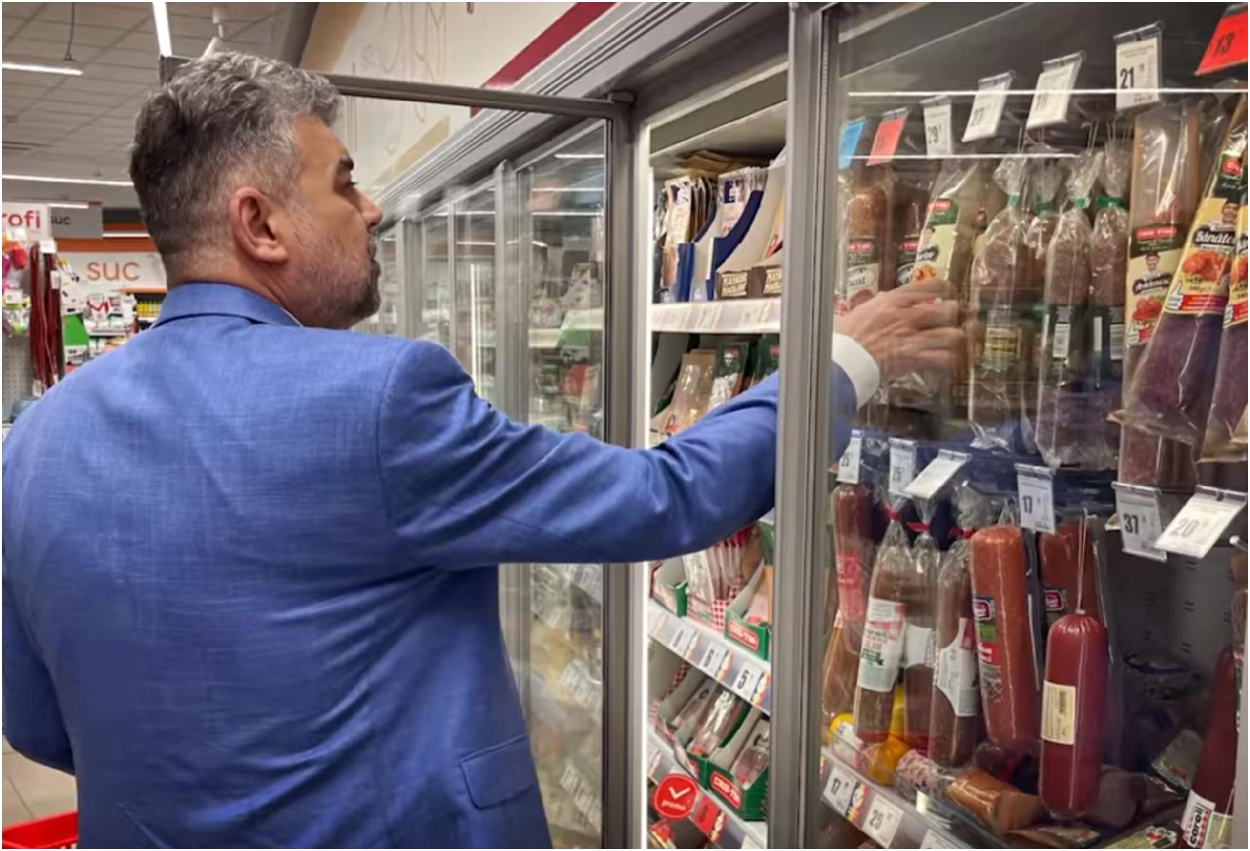 Ciolacu a mers și el la cumpărături