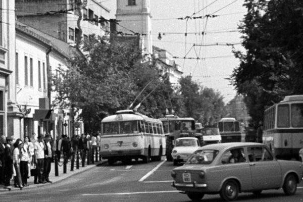 Cum arăta primul troleibuz din Cluj