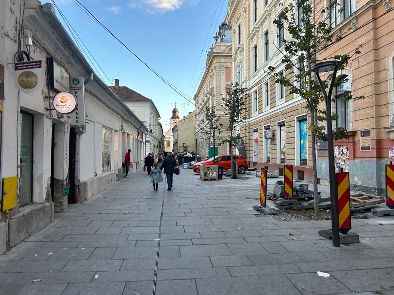 Lucrări de mântuială pe strada Bolyai 