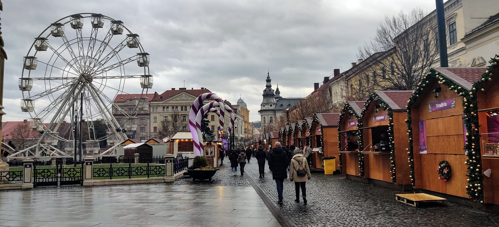 Târgul de Crăciun din Cluj Napoca.