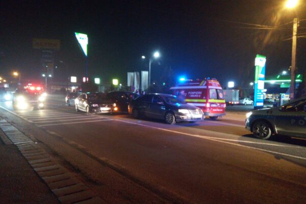 Accident cu patru autoturisme la Dej