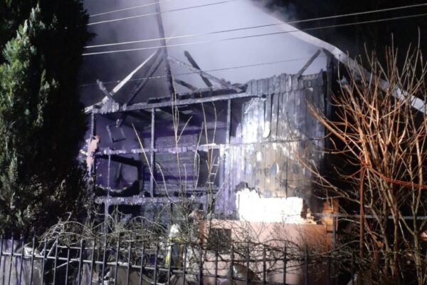 O casă din Someșu Rece s-a făcut scrum din cauza unui incendiu