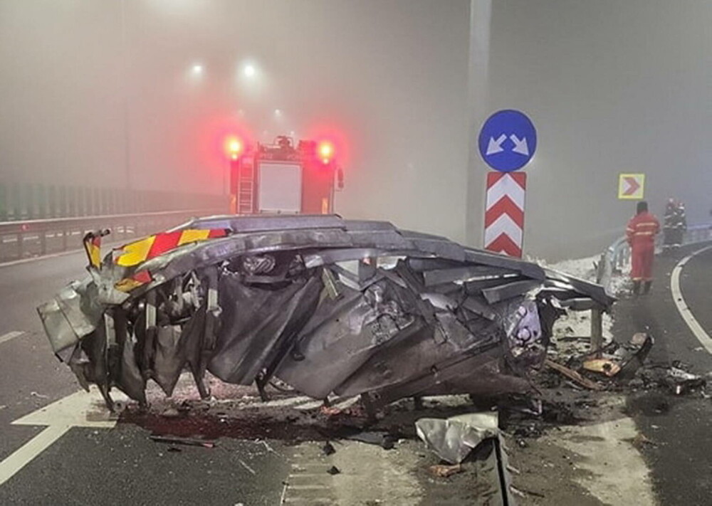 accident la 183 de km/h.