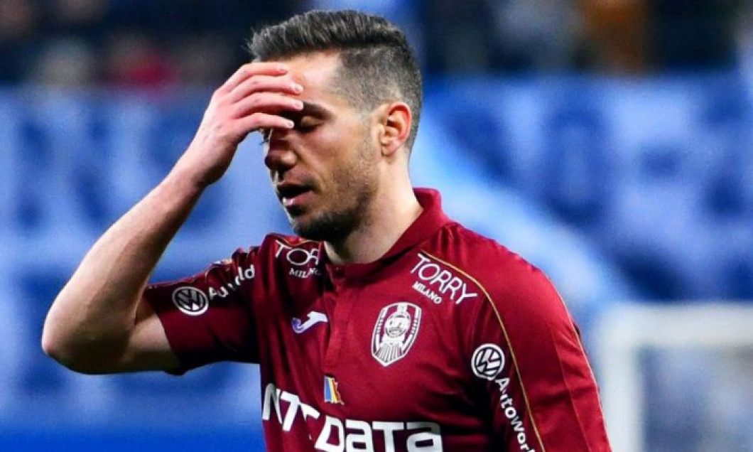 Alex Chipciu în perioada în care juca penturCFR Cluj.