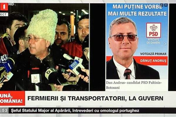 Protestul fermierilor și transportatorilor. PSD și-a infiltrat oamenii