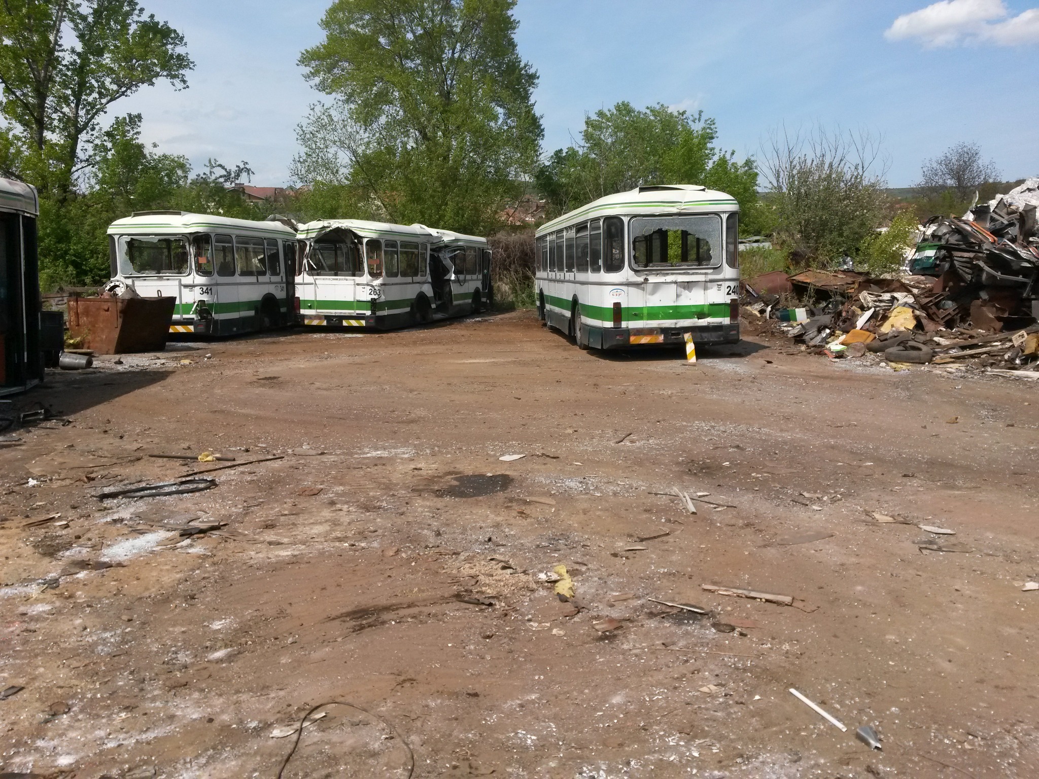 bătrânele autobuze Saviem