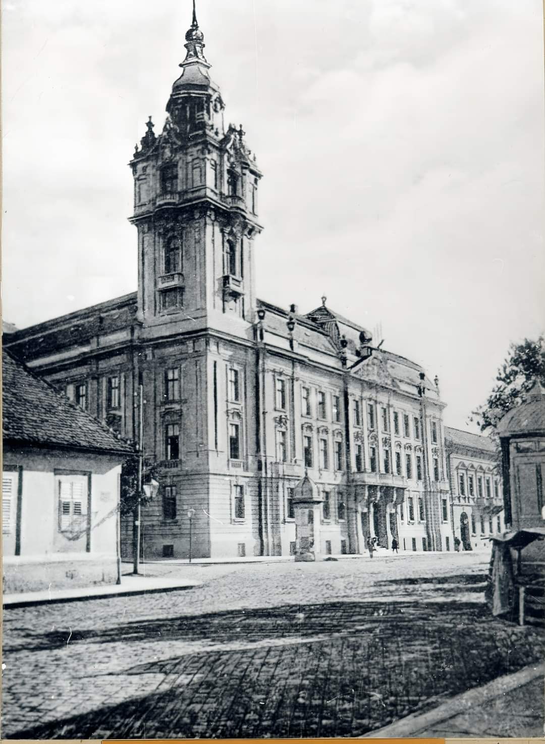 Cladirea primariei clujene in 1910