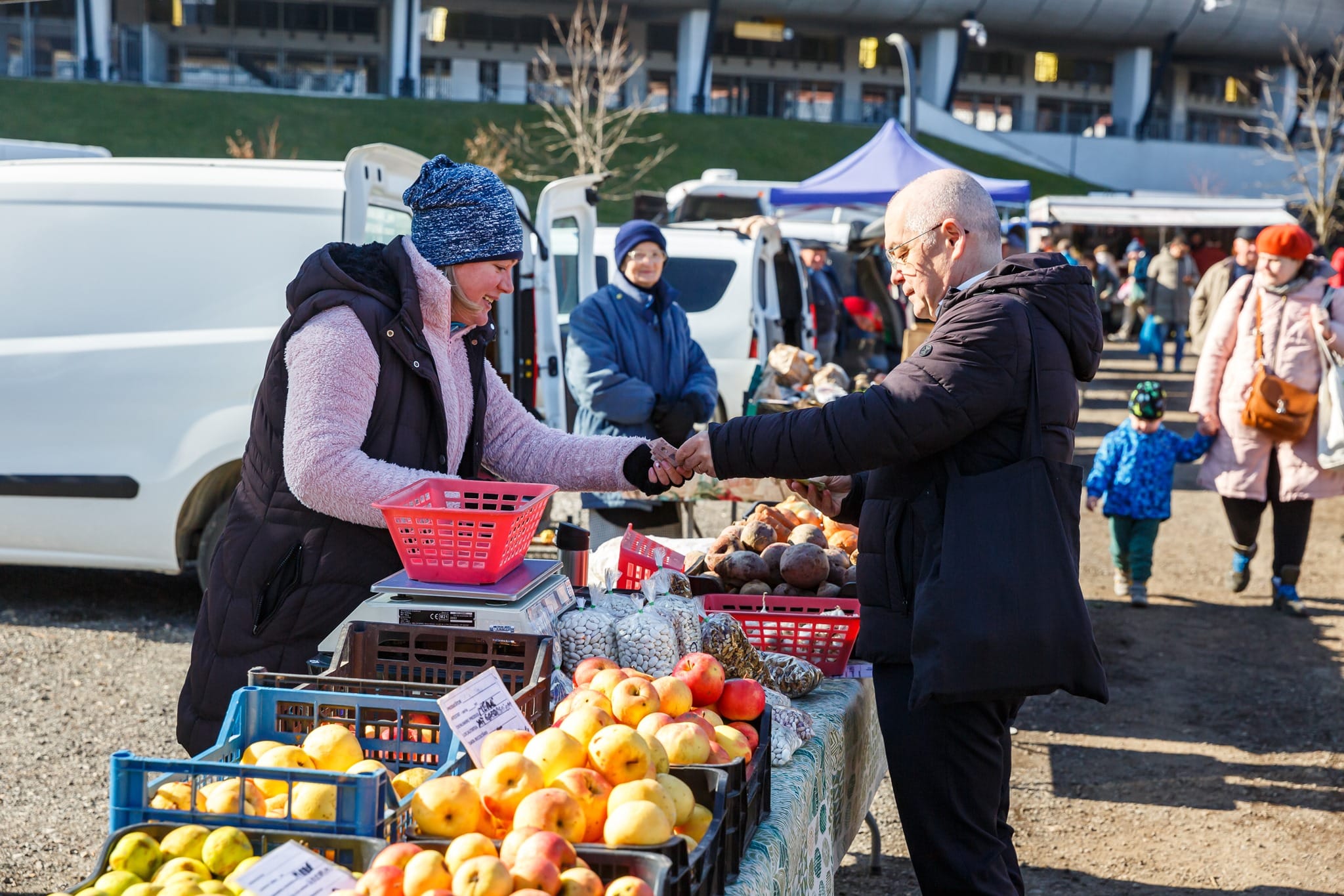 Boc s-a dus la piața volantă