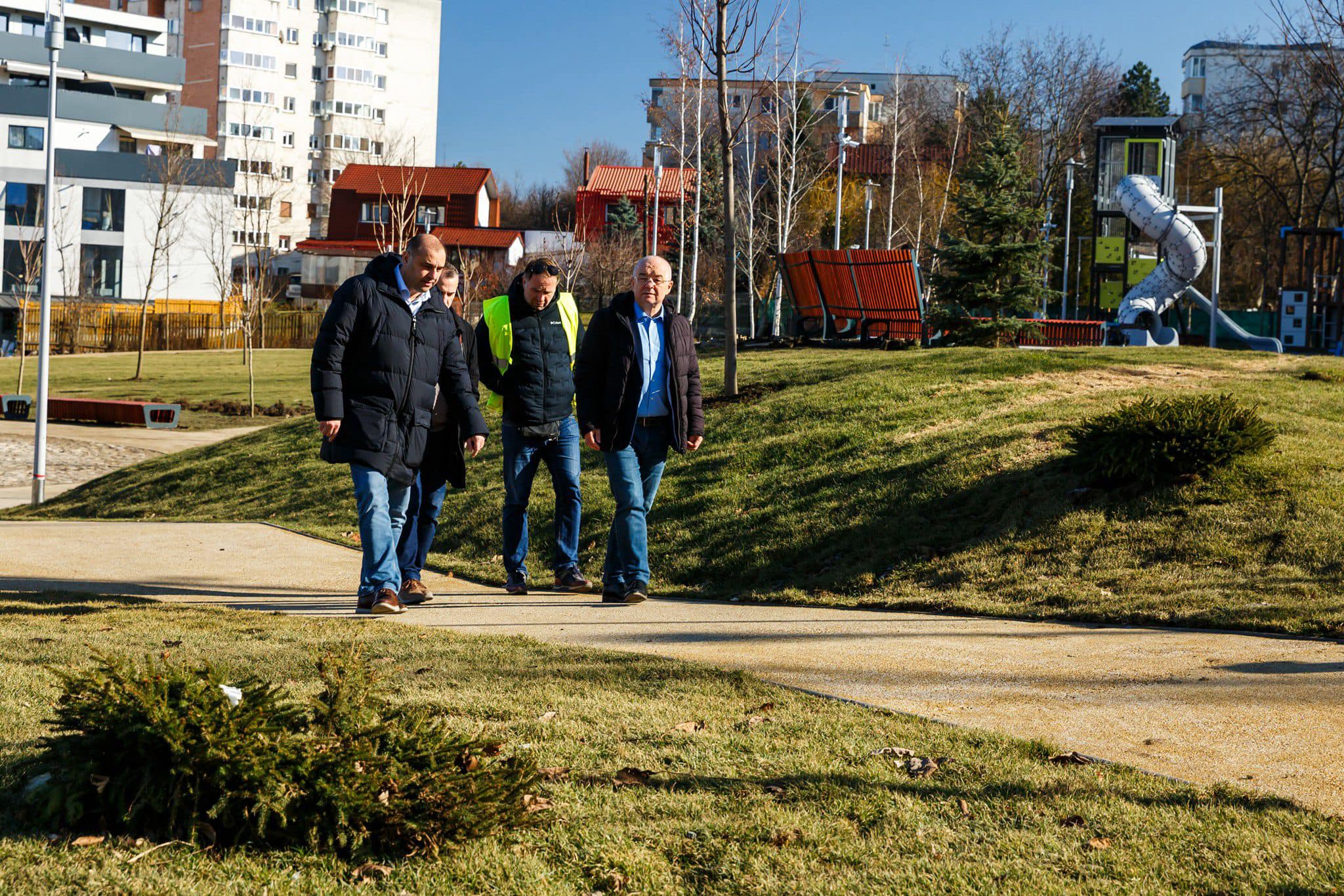 Emil Boc in inspectie la Parcul din Zorilor