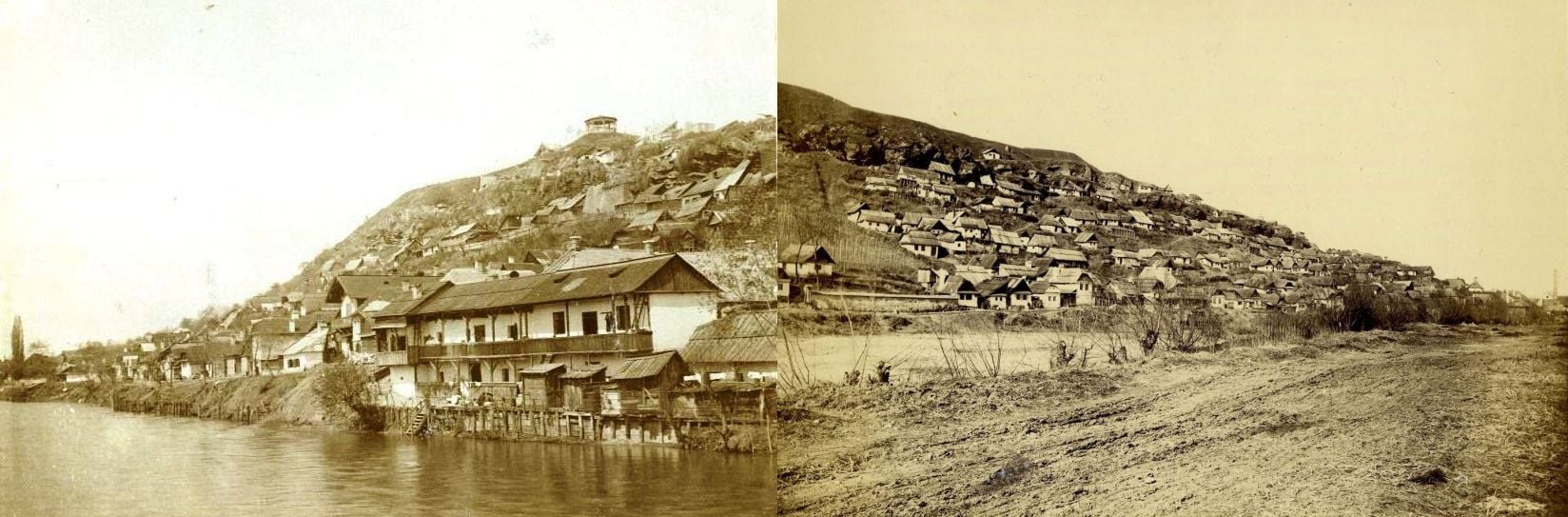 Cetatuia in 1869 si 1910