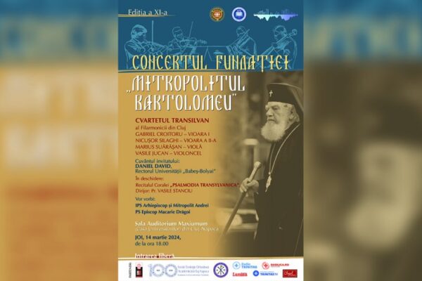 Concertul de gală al Fundației Bartolomeu. Intrarea este liberă