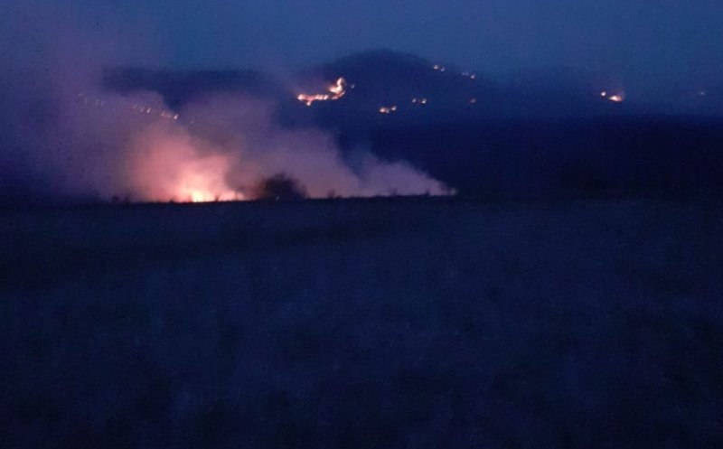 Incendiile de vegetație continuă la Cluj