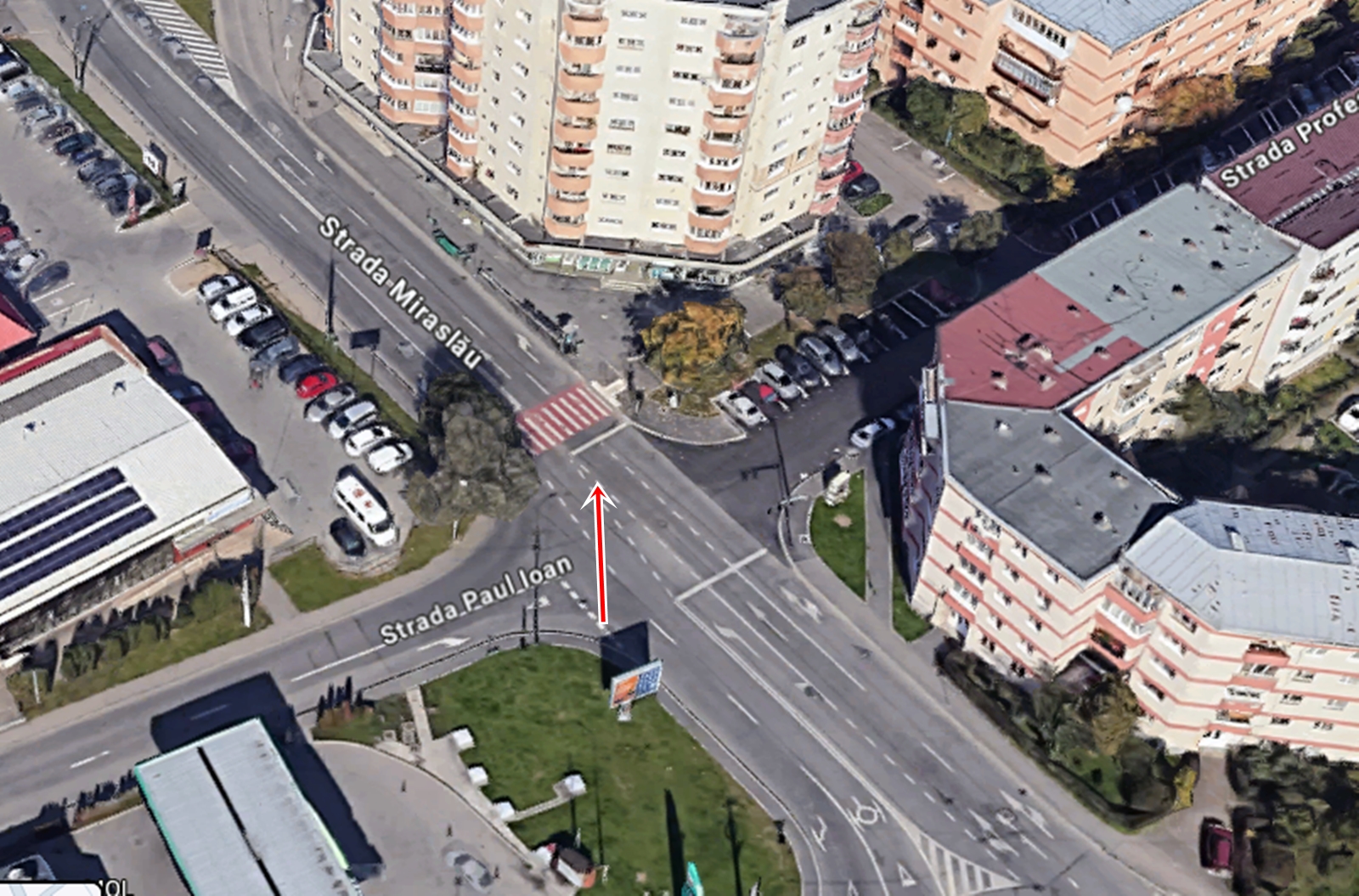 Intersecția unde a avut loc accidentul