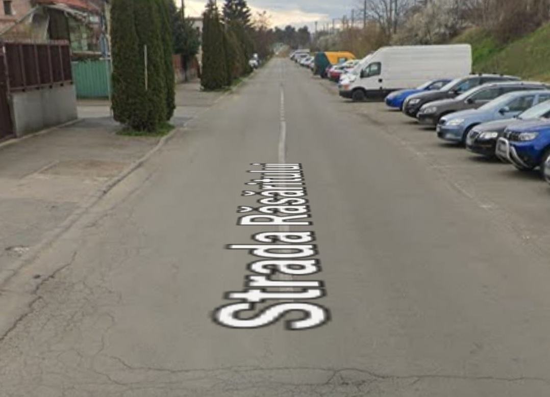 O stradă din Cluj-Napoca, pericol