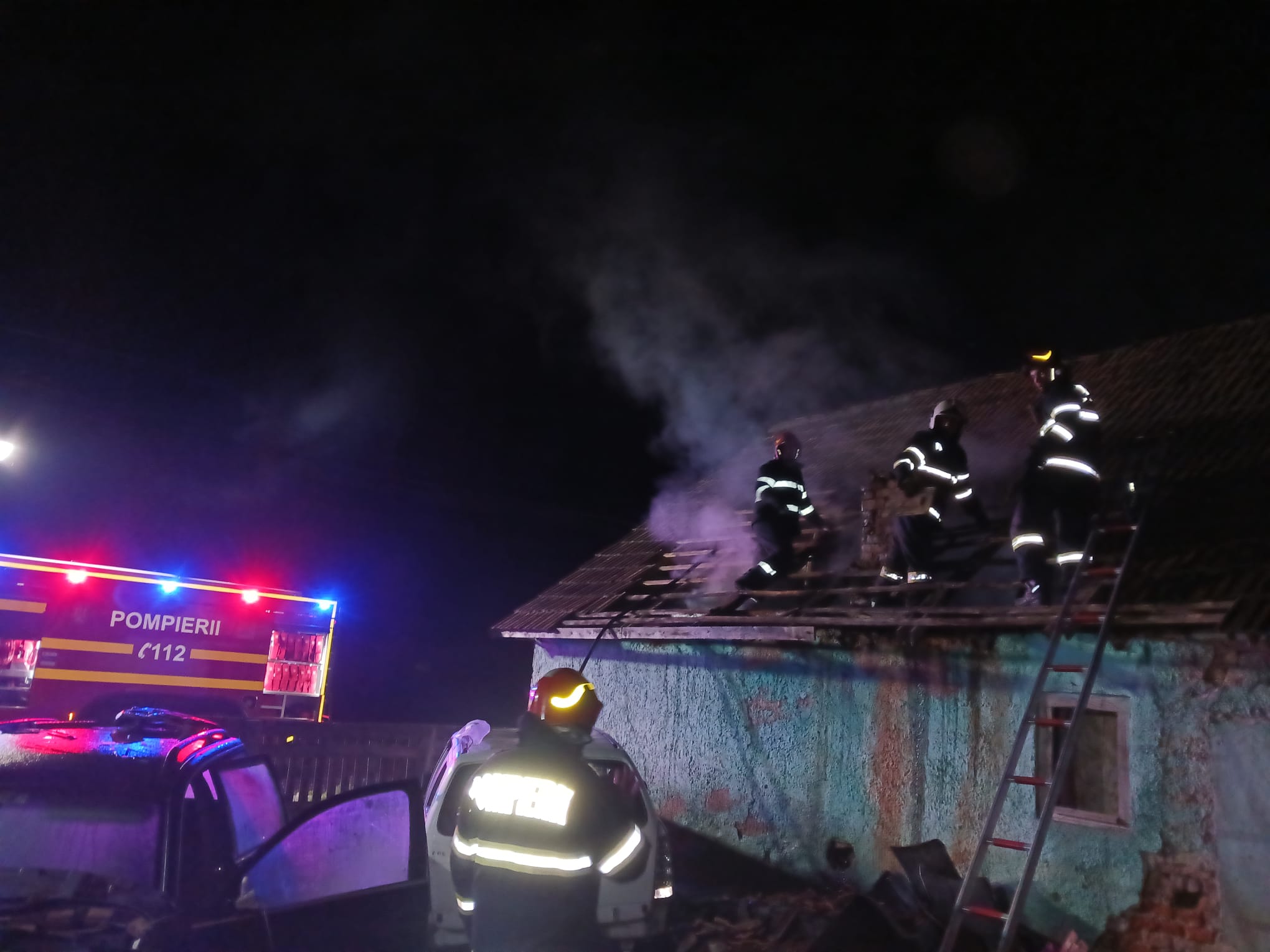 Incendiu la o casă din De