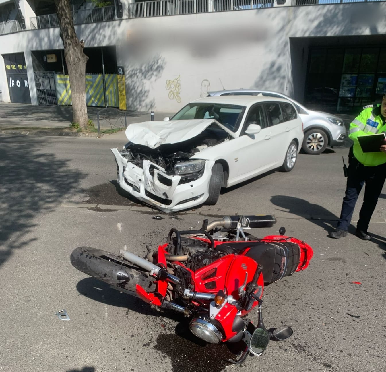 ACCIDENT GRAV pe Aleea Stadionului