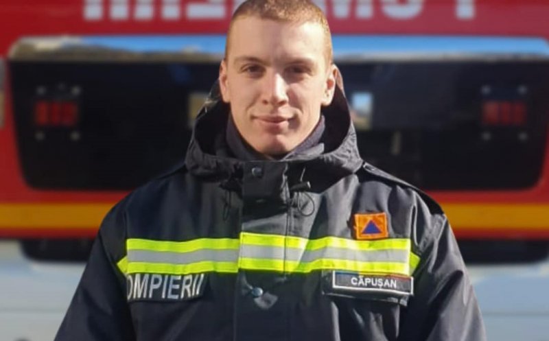Pompierul clujean salvator în timpul liber