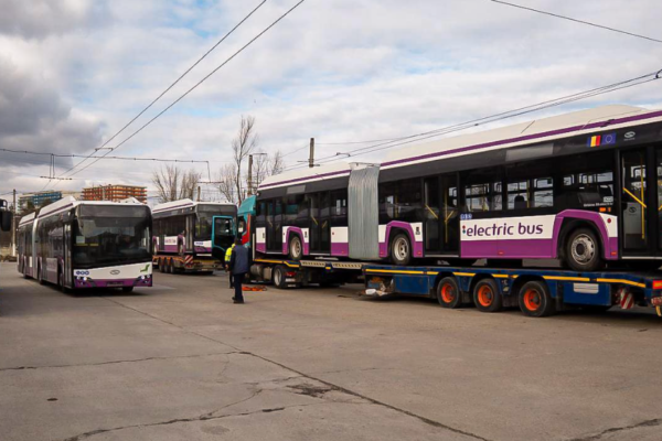 Primele autobuze electrice articulate vor intra în circulație la Cluj