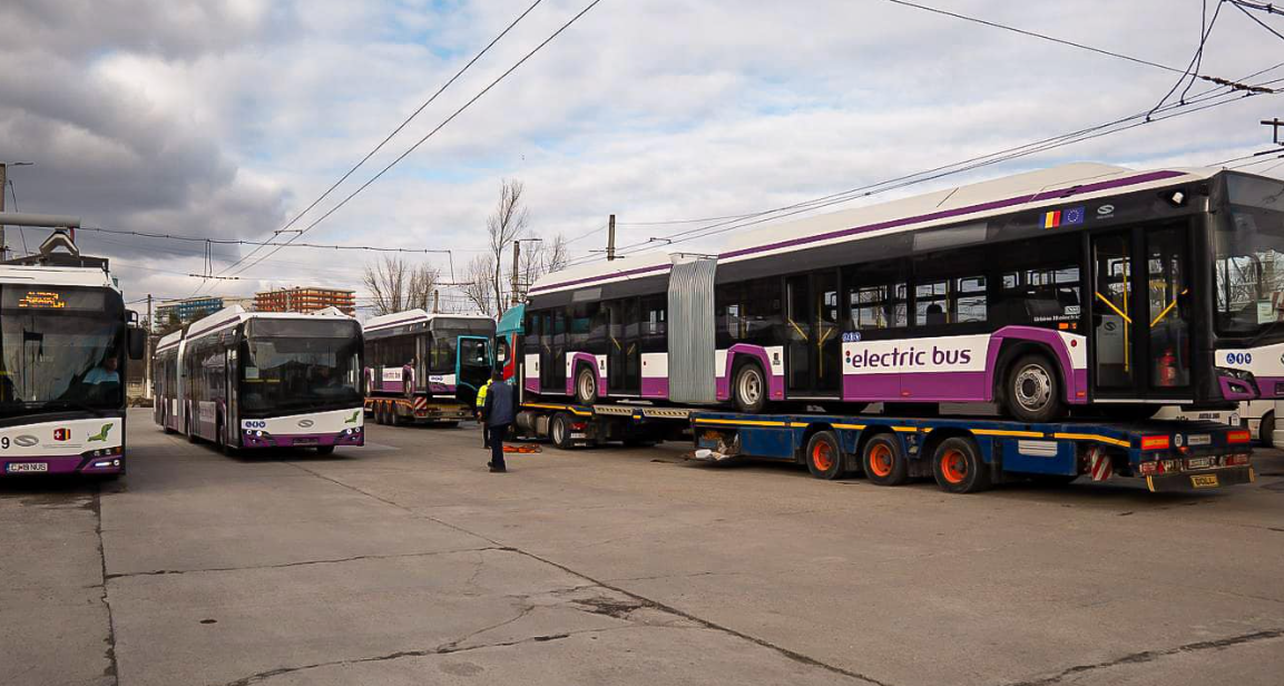 Primele autobuze electrice articulate vor intra în circulație la Cluj-Napoca