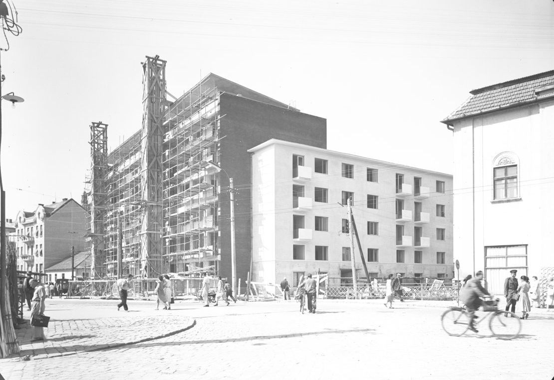 Construcția primelor blocuri comuniste la Cluj