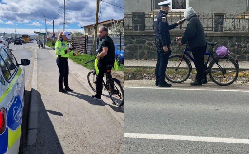 Bicicliștii beți în vizorul polițiștilor clujeni