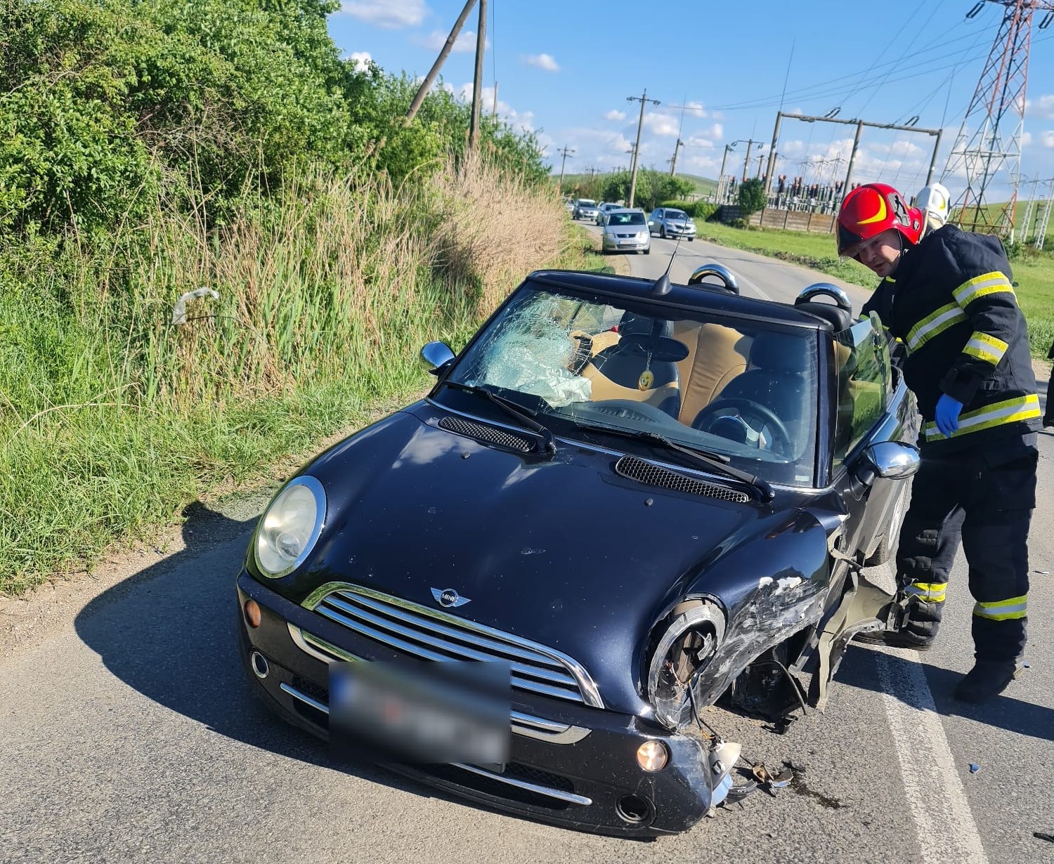 Accident cu două mașini între Apahida și Cojocna