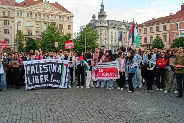 Marș pentru „Palestina Liberă” la Cluj. „Stop genocidului din Gaza”